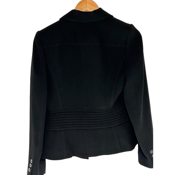Les Copains Jacket, Size 38 Blazer , Black, Lined, Button Front, Pockets - Picture 10 of 11